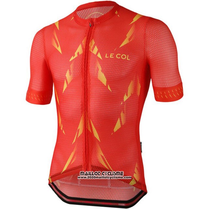2021 Maillot Cyclisme Le Col Rouge Manches Courtes et Cuissard